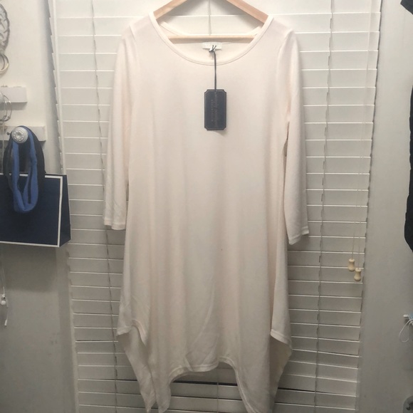 Simply Southern Dresses & Skirts - Cutest asymmetrical SIMPLY SOUTHERN Augusta Dress NWT!